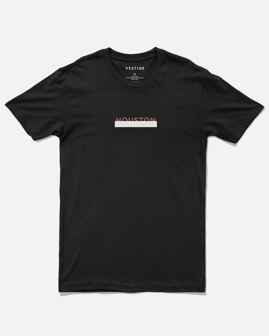 Houston Bar Tee, Black