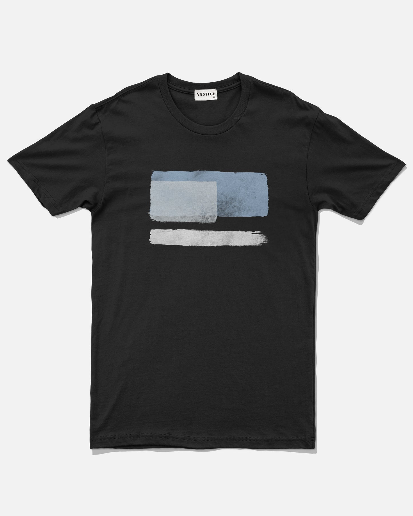 Painterly Tee, Black-VESTIGE