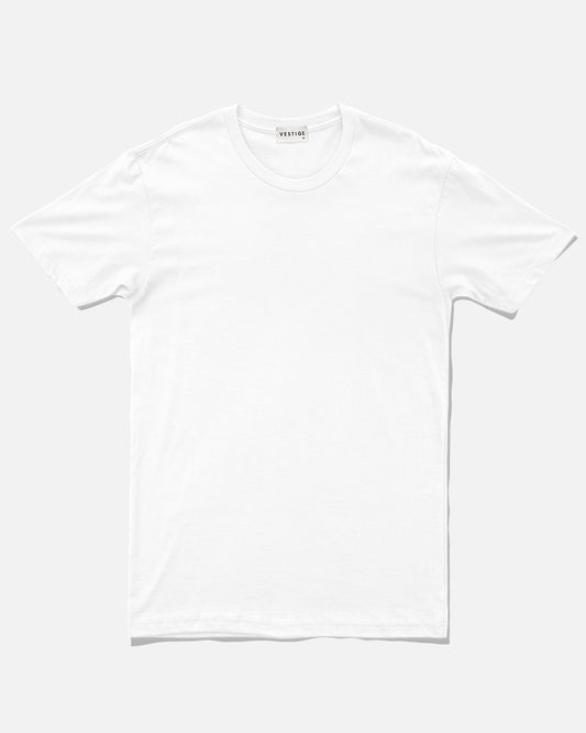 Solid Essential Tee, White
