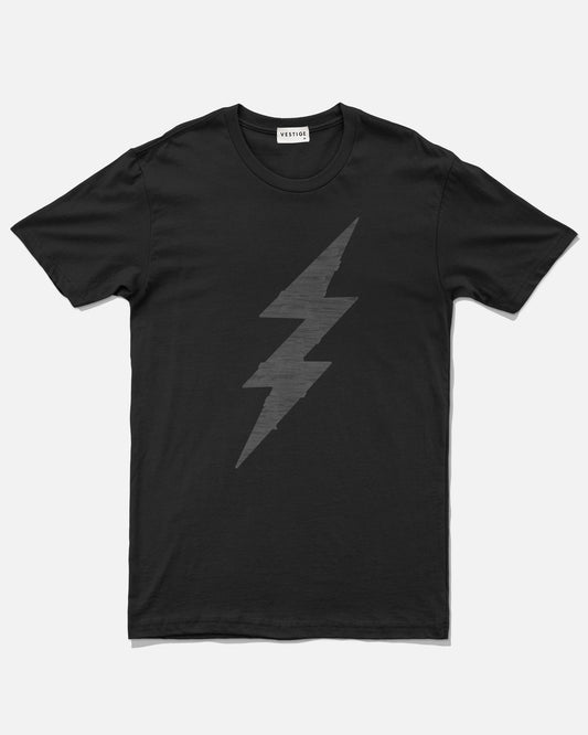 Bolt T-Shirt, Black-VESTIGE