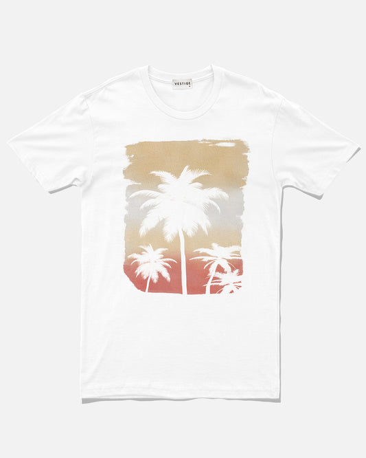 Palm Knock Out Tee, White