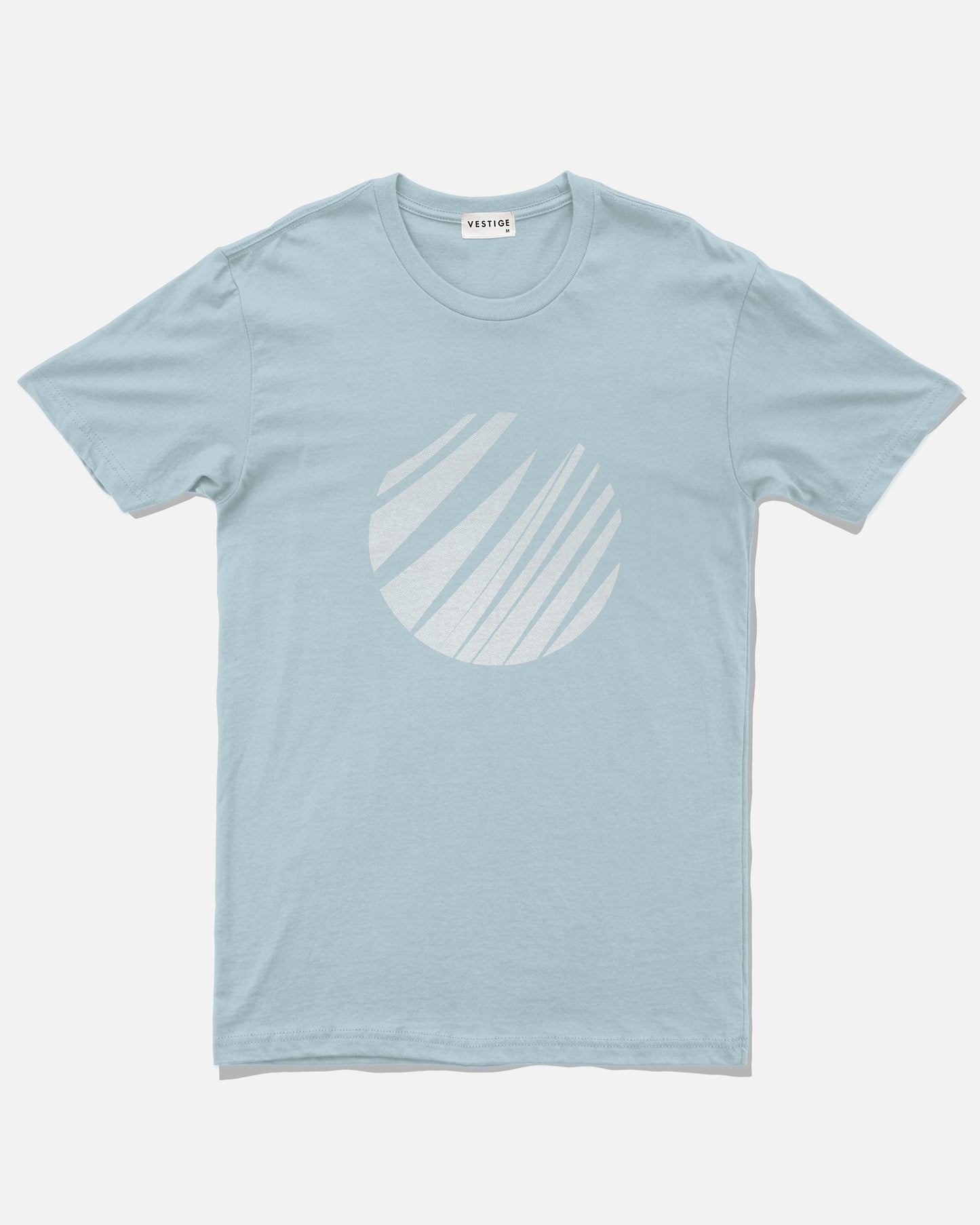Palm Circle T-Shirt, Light Blue