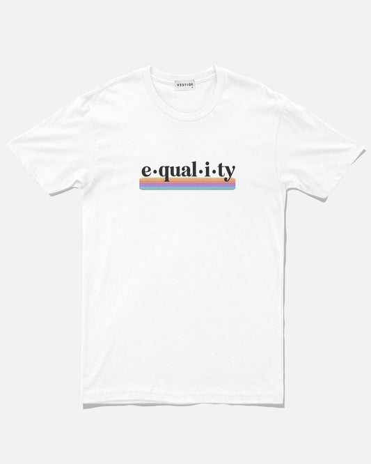 Equality Defined Tee, White