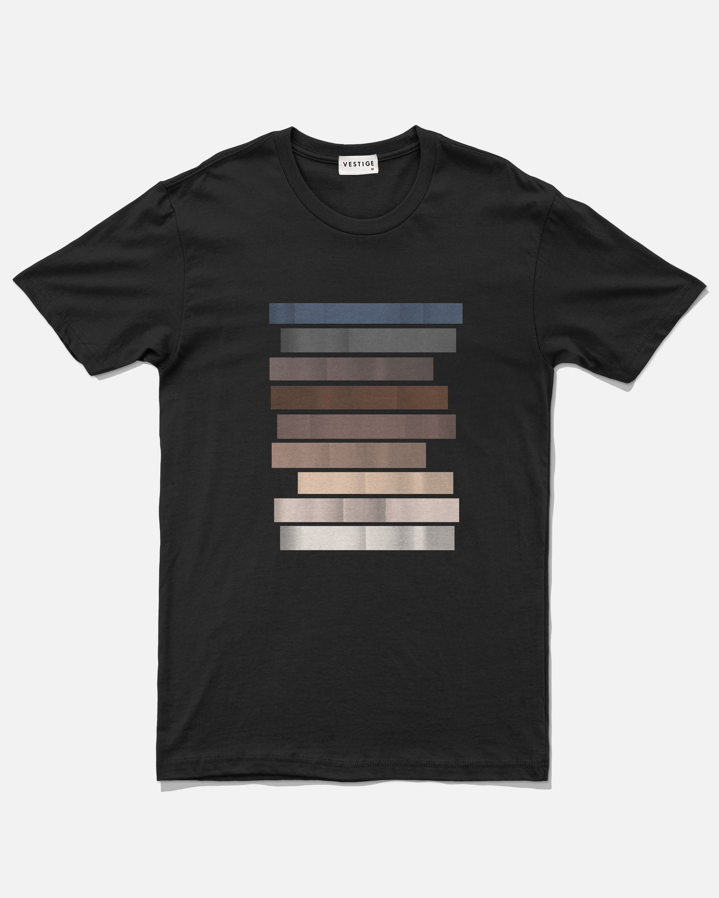 Color Bars T-Shirt, Black