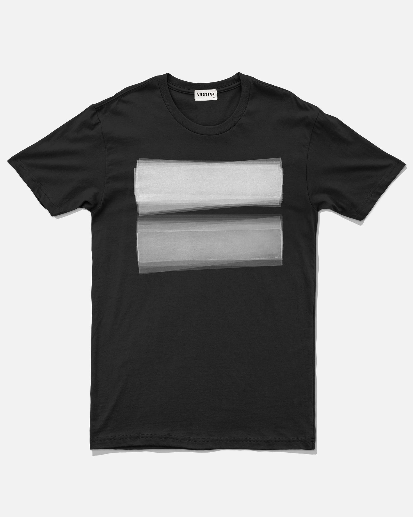 Transparent Light Tee, Black