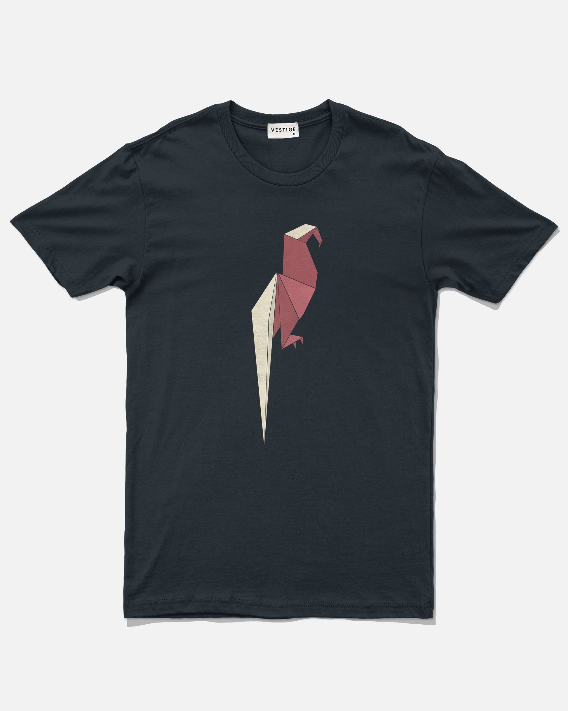 Captain Macaw T-Shirt, Navy-VESTIGE