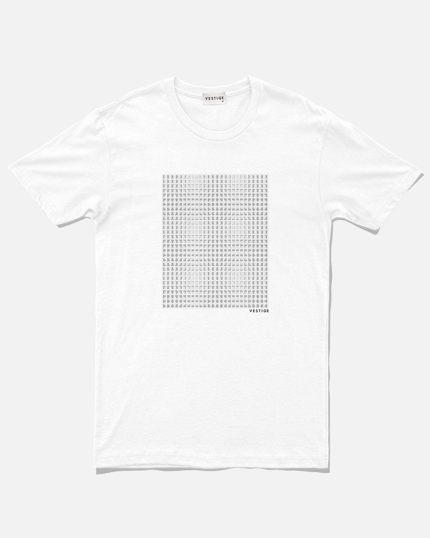 Mosaic Tee, White