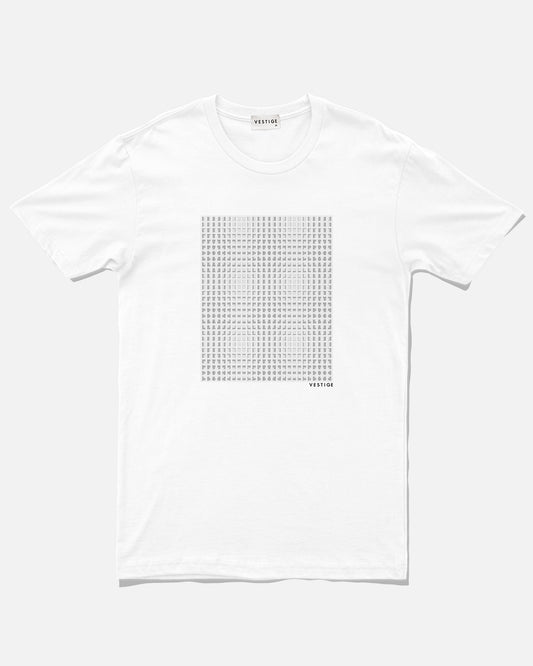 Mosaic Tee, White