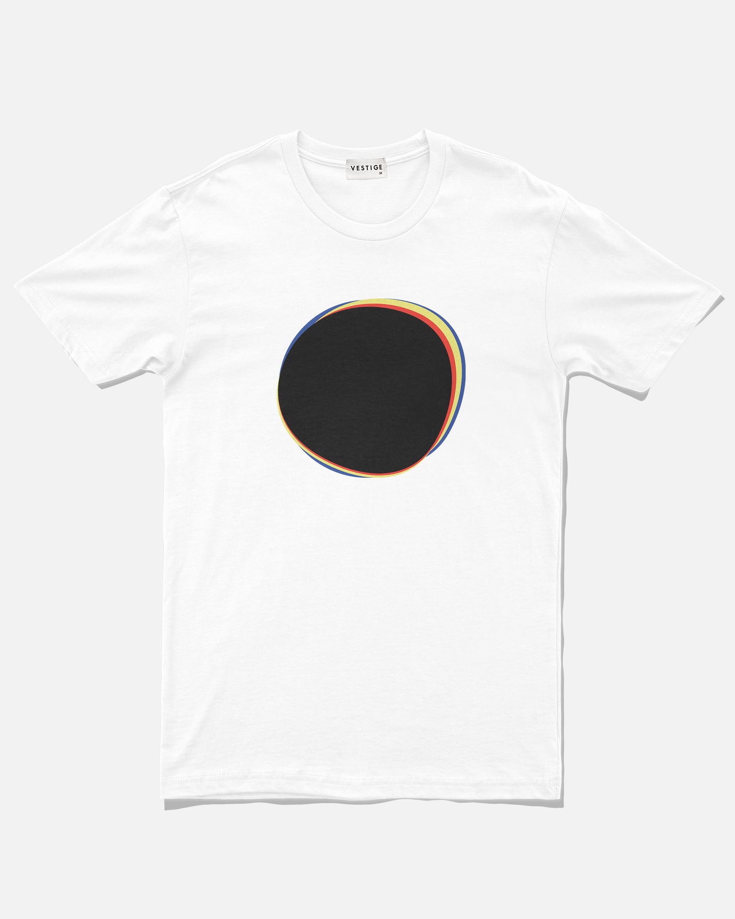Retro Circle T-Shirt, White