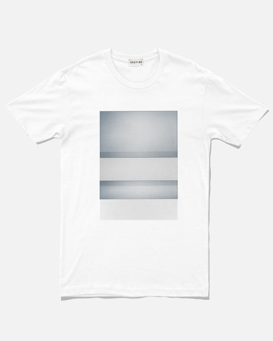 Offset Tee, White