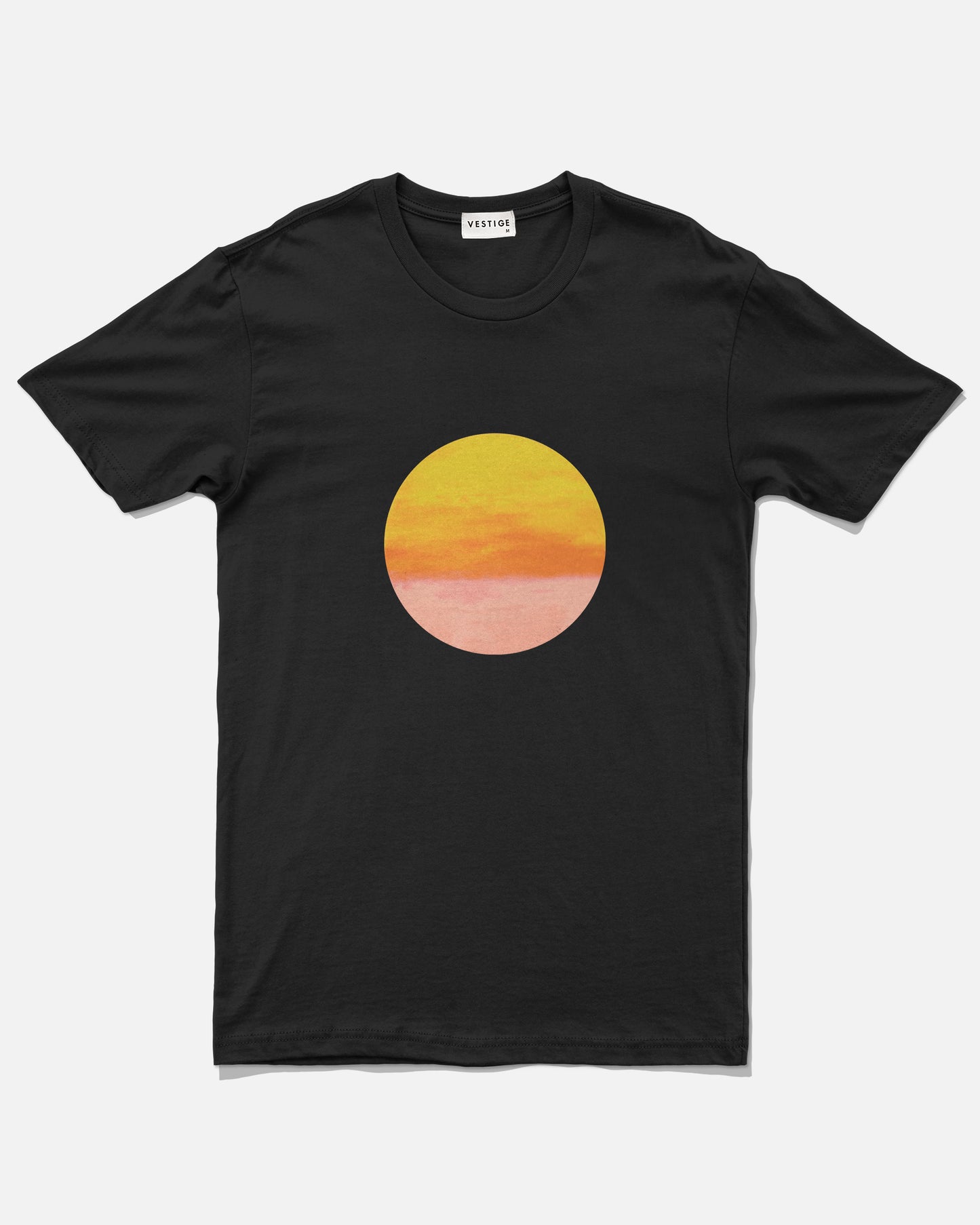 Circle Sun T-Shirt, Black