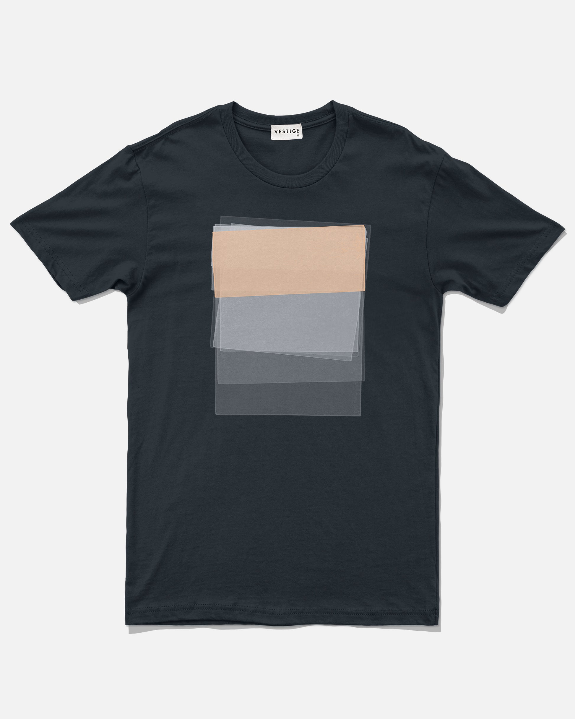 Sunken Graphic T-Shirt, Navy-VESTIGE