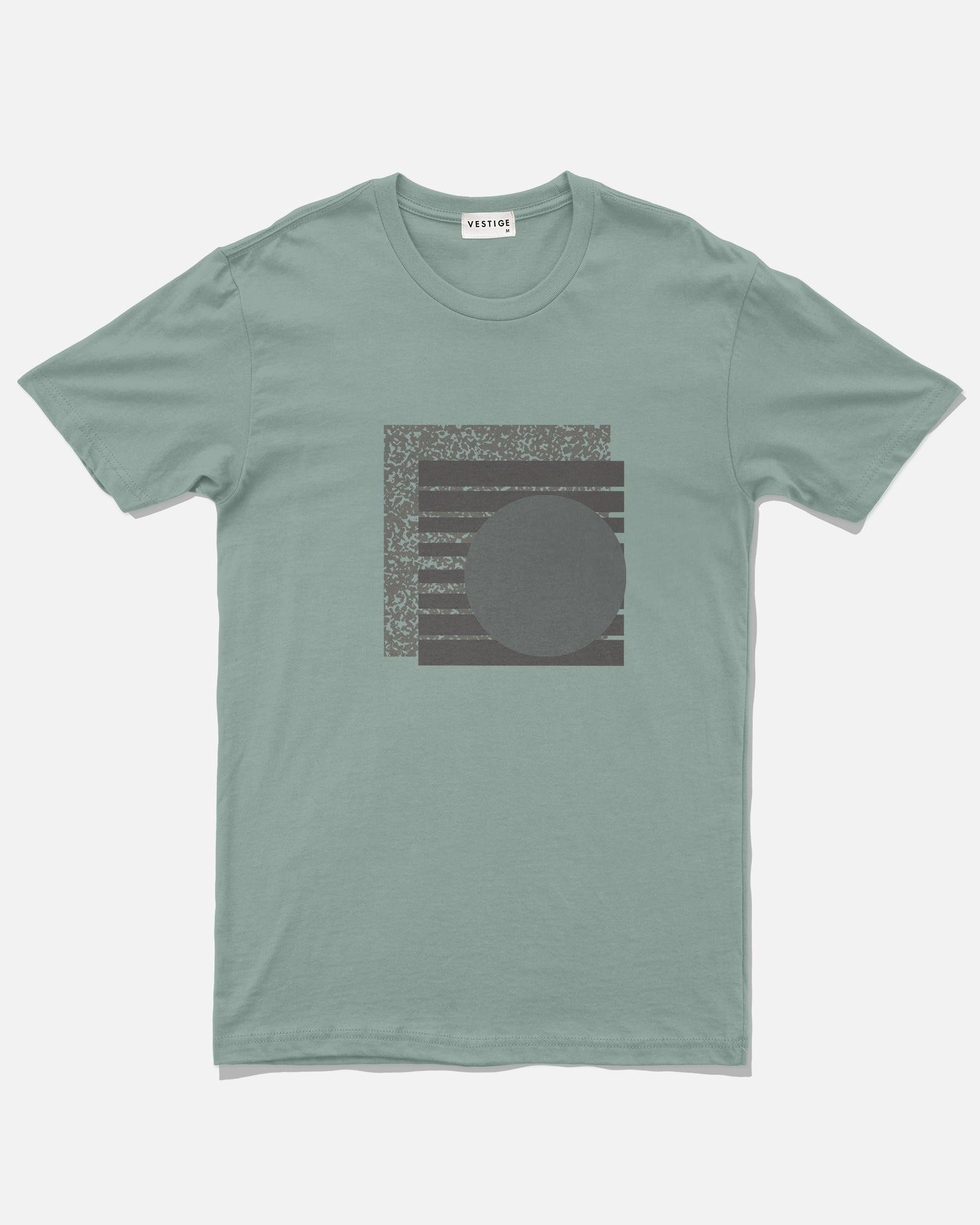 Circle In Square Tee, Sage