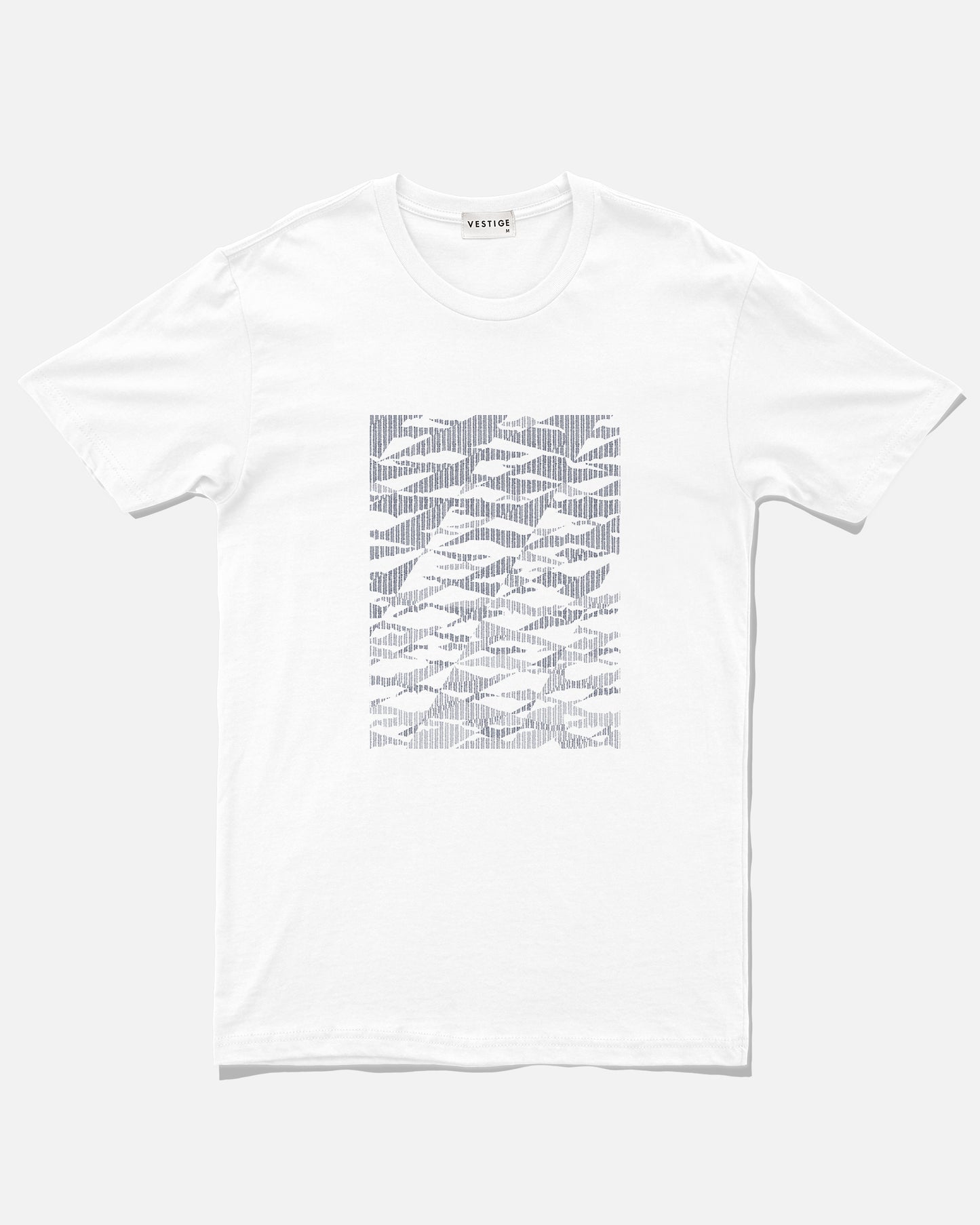 Ripped Camo T-Shirt, White