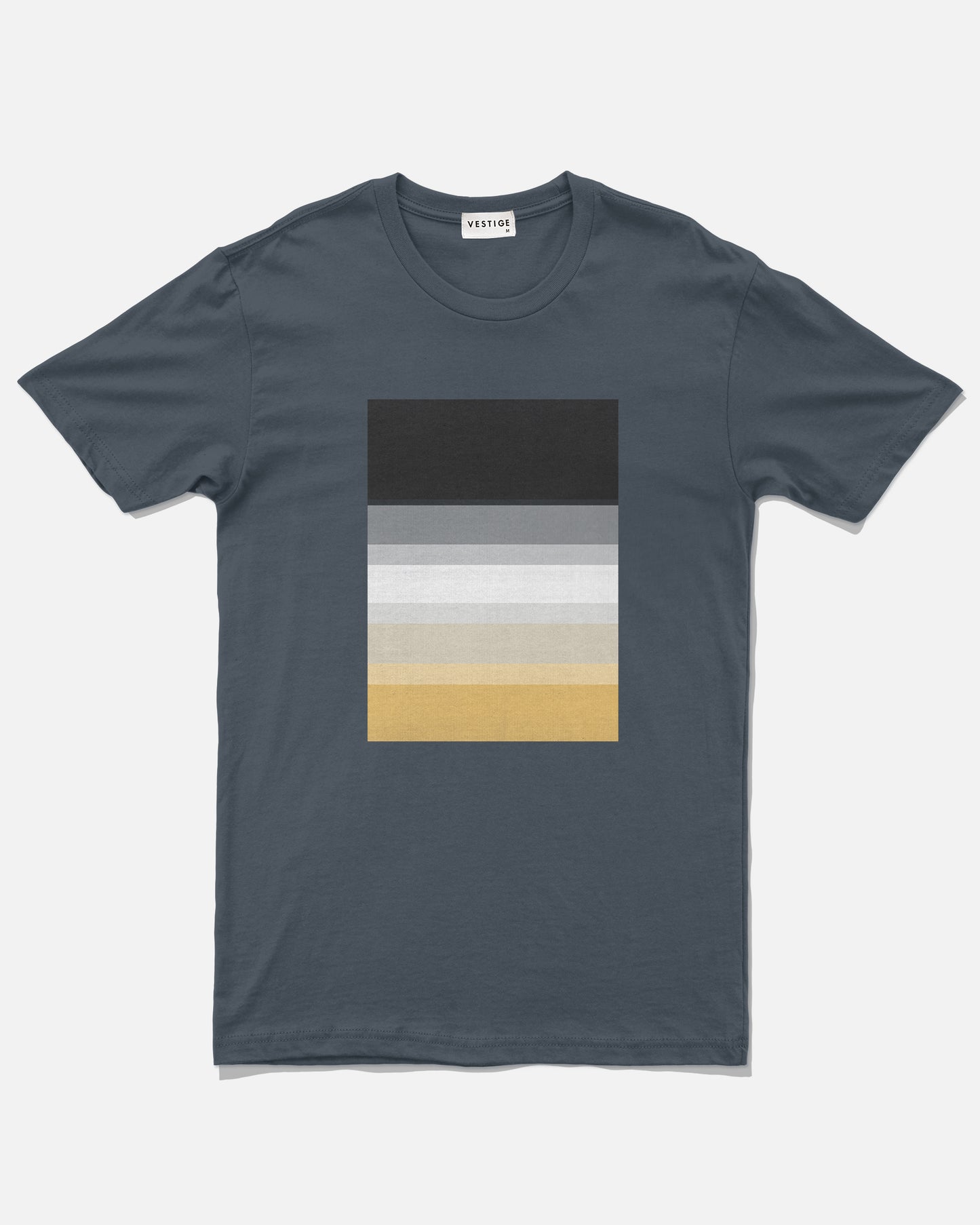 Color Spectrum Tee, Slate-VESTIGE