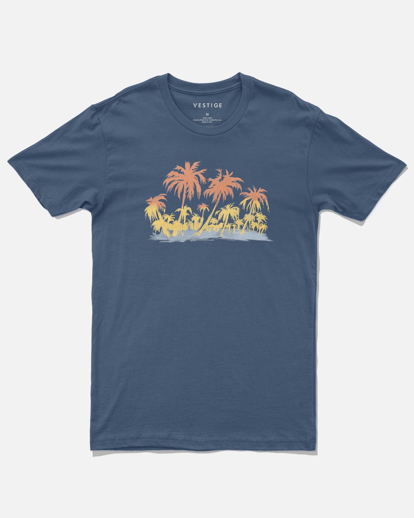 Pacific Island Tee, Blue