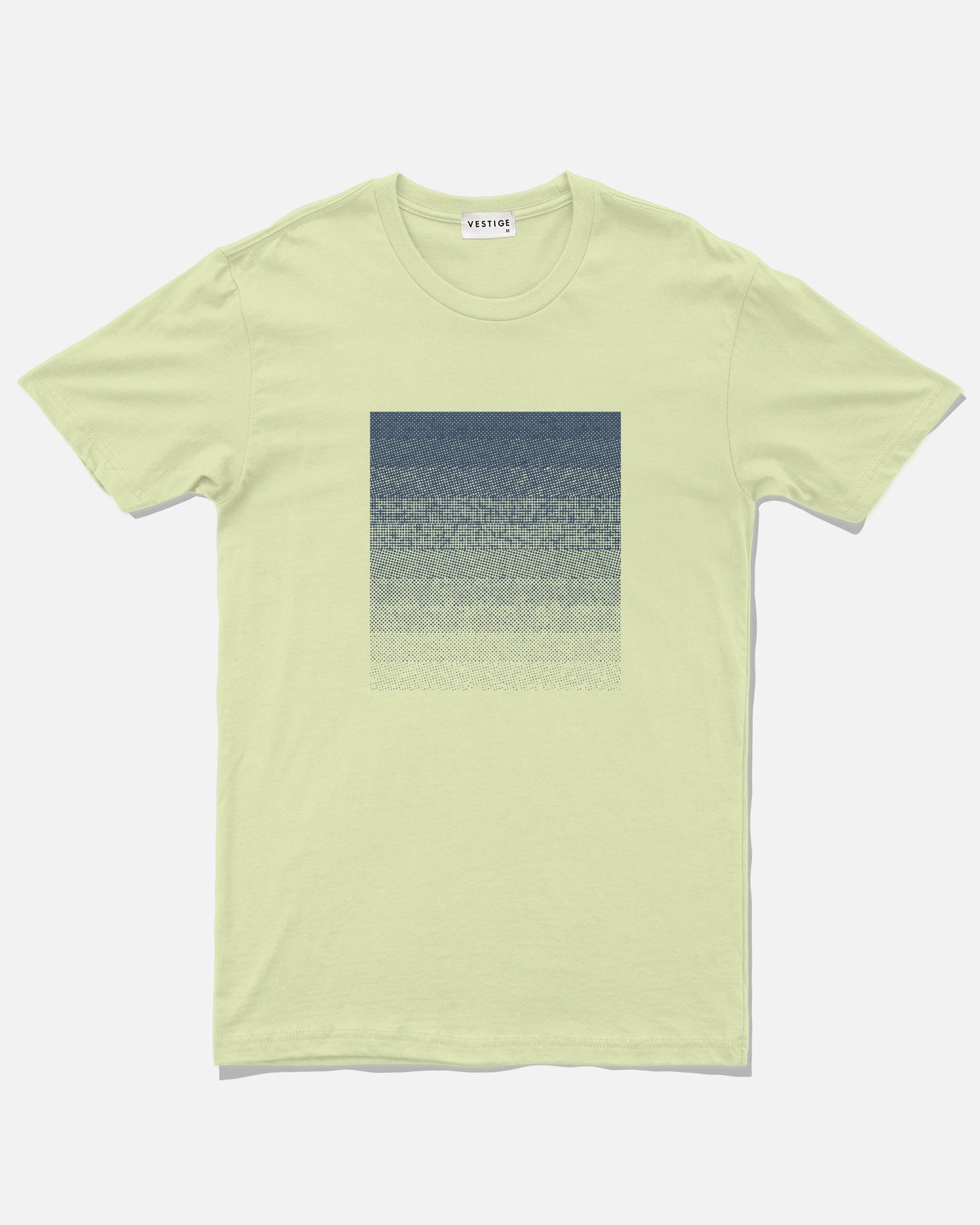 Gradient Halftones Tee, Lime