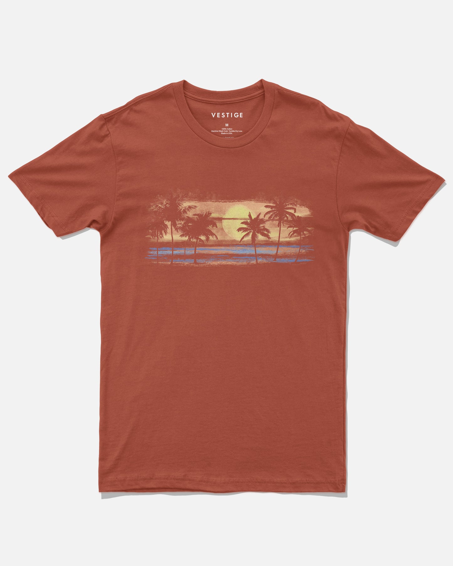 Palm Sun Stripe Tee, Rooibos Tea