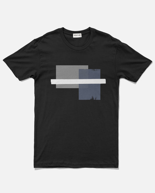 Abstract Block T-Shirt, Black