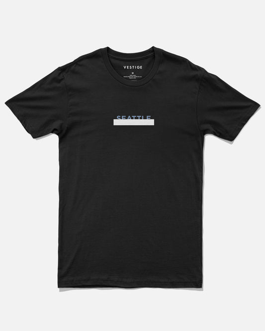 Seattle Bar Tee, Black