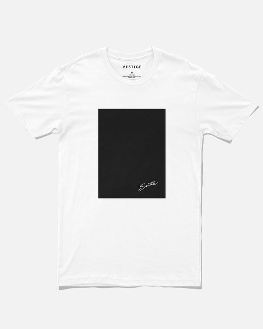 Seattle Box Tee, White