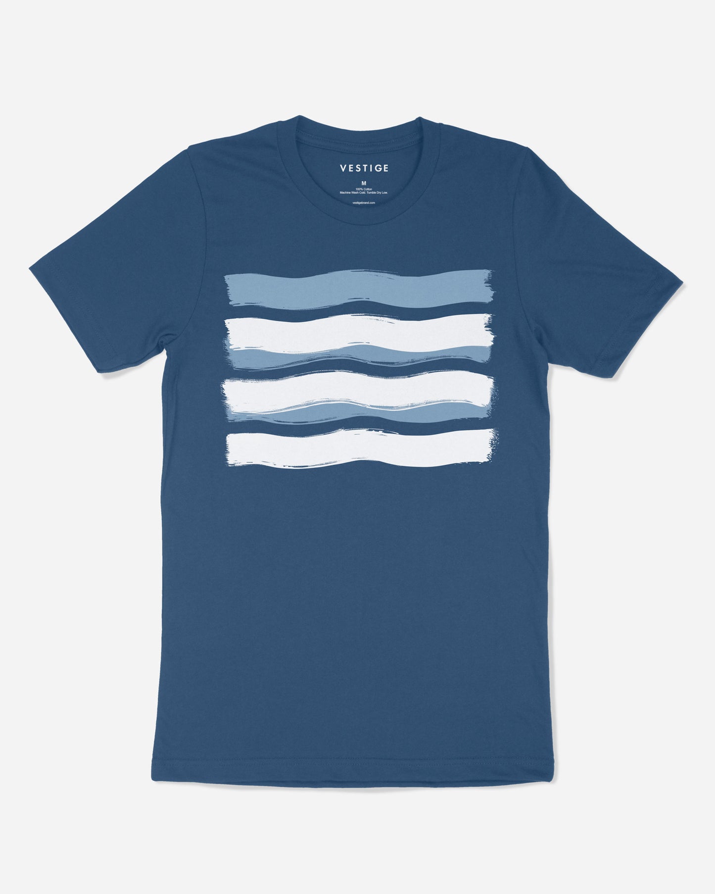 Waves Graphic T-Shirt, Blue